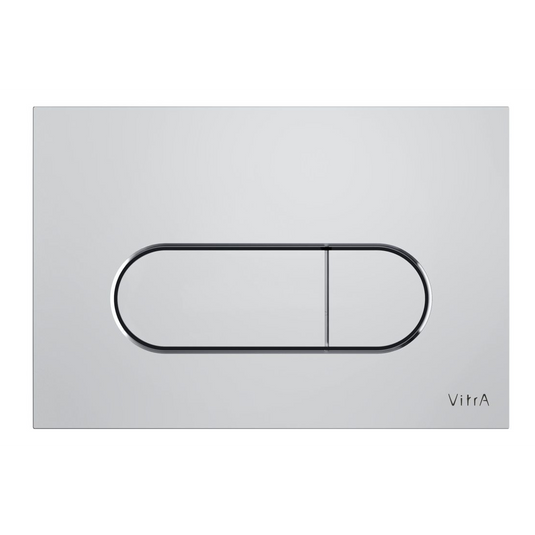 VitrA Loop Round Flush Plate - Chrome - 740-2280 - Envy Bathrooms Ltd