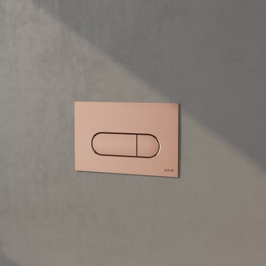 VitrA Loop Round Flush Plate - Soft Copper - 740-2240 - Envy Bathrooms Ltd