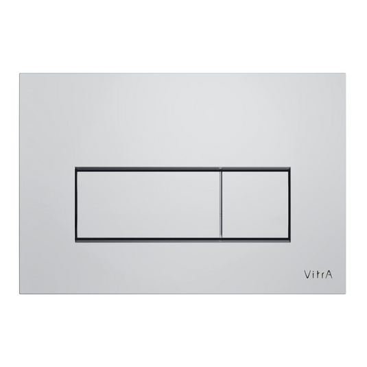 VitrA Loop Square Flush Plate - Chrome - 740-2380 - Envy Bathrooms Ltd