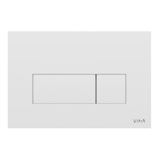 VitrA Loop Square Flush Plate - Gloss White - 740-2300 - Envy Bathrooms Ltd