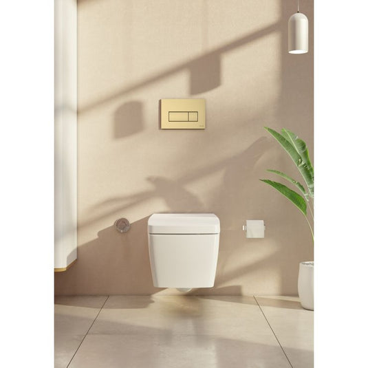 VitrA Loop Square Flush Plate - Gloss Gold - 740-2324 - Envy Bathrooms Ltd