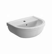 Vitra Milton Basin 550mm Wide - 1 Tap Hole - Envy Bathrooms Ltd