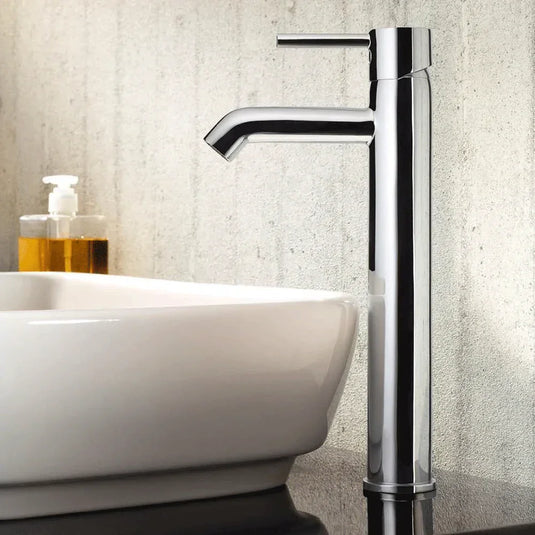 Vitra Minimax S Tall Monobloc Basin Mixer Tap - Single Lever - Chrome - Envy Bathrooms Ltd