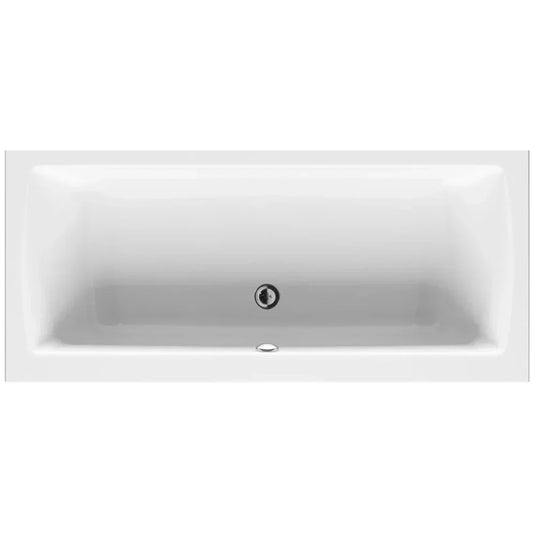 Vitra Neon Double Ended Rectangular Bath 1800mm x 800mm - 0 Tap Hole - Envy Bathrooms Ltd