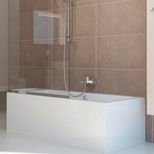 Vitra Neon Double Ended Rectangular Bath 1800mm x 800mm - 0 Tap Hole - Envy Bathrooms Ltd