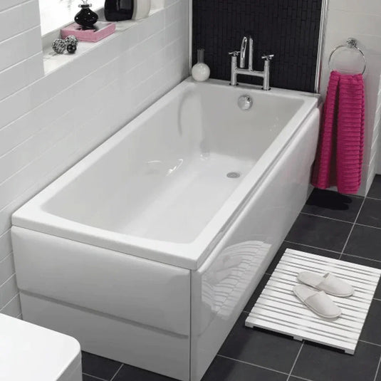 Vitra Neon Single Ended Rectangular Bath 1700mm x 750mm - 0 Tap Hole - Envy Bathrooms Ltd