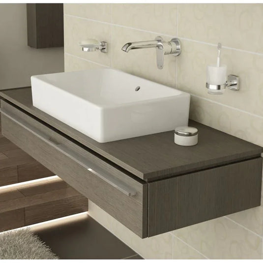 VitrA Nuo 500x380mm 0TH Basin w/Overflow - White - 7436B003-0012 - Envy Bathrooms Ltd