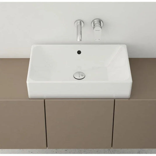 VitrA Nuo 500x380mm 0TH Basin w/Overflow - White - 7436B003-0012 - Envy Bathrooms Ltd