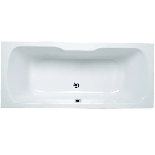 Vitra Optima Double Ended Rectangular Bath 1700mm x 750mm - 0 Tap Hole - Envy Bathrooms Ltd