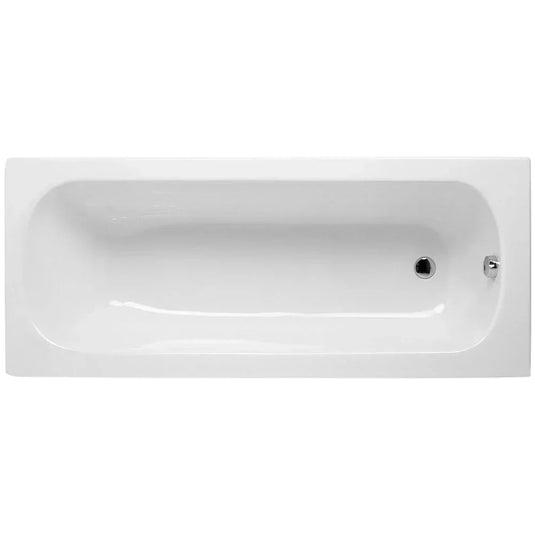 Vitra Optima Single Ended Rectangular Bath 1600mm x 700mm - 0 Tap Hole - Envy Bathrooms Ltd