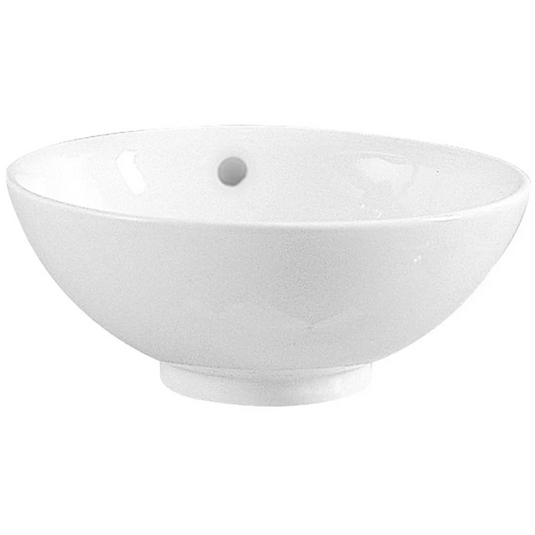 VitrA Options 430x430mm 0TH Basin w/Overflow - White - 4324B003-0012 - Envy Bathrooms Ltd