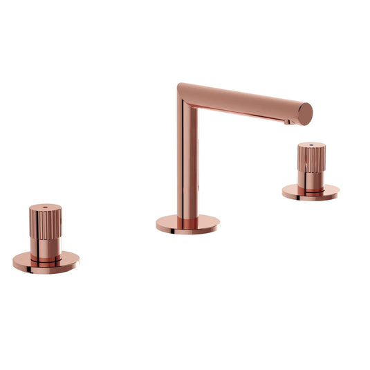 VitrA Origin 3-Hole Basin Mixer - Soft Copper - A4258329VUK - Envy Bathrooms Ltd