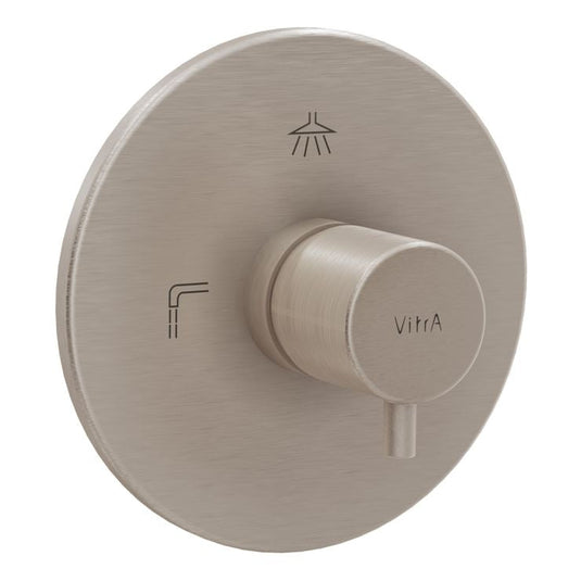 VitrA Origin 3-Way Diverter | Brushed Nickel| A4337834EXP - Envy Bathrooms Ltd