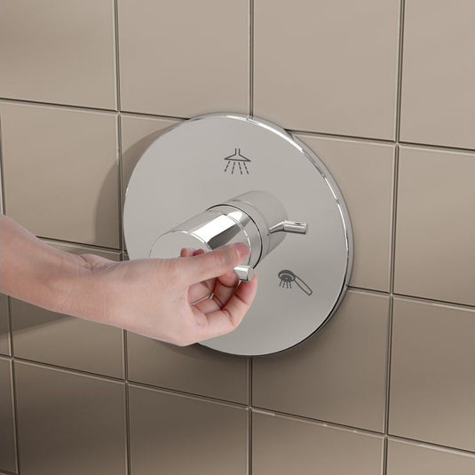 VitrA Origin 3-Way Diverter | Chrome | A43378EXP - Envy Bathrooms Ltd