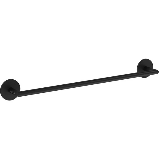 VitrA Origin 45cm Single Towel Rail - Matt Black - A4488636 - Envy Bathrooms Ltd