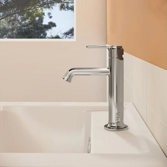VitrA Origin Classic Basin Mixer (Top Handle) - Chrome - A42880 - Envy Bathrooms Ltd