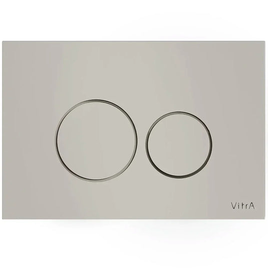 Vitra Origin Dual Flush Plate - Taupe - Envy Bathrooms Ltd