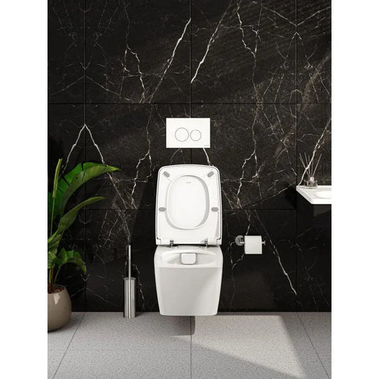 VitrA Origin Free Standing WC Brush Holder - Chrome - A44893 - Envy Bathrooms Ltd