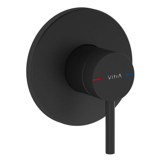 VitrA Origin Integrated 1-Way Diverter | Matt Black | A4262136WTC - Envy Bathrooms Ltd