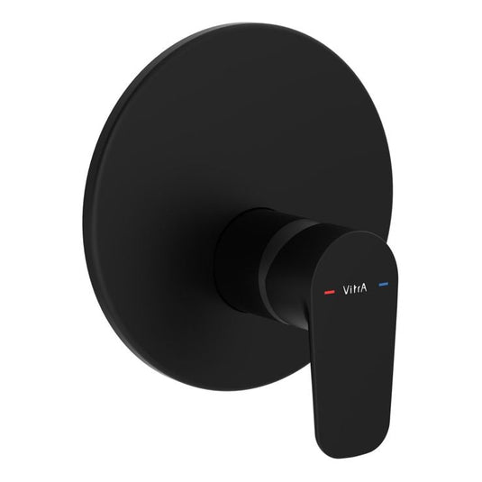 VitrA Origin Integrated Thermostatic Shower Mixer Valve | Matt Black | A4334836EXP - Envy Bathrooms Ltd