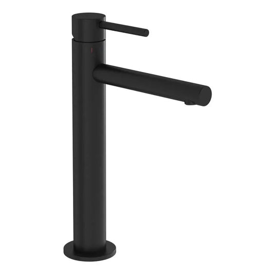 VitrA Origin Tall Basin Mixer - Matt Black - A4255736WTCV - Envy Bathrooms Ltd