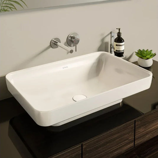 VitrA Origin Wall Mounted 2-Hole Basin Mixer - Chrome - A42581 - Envy Bathrooms Ltd