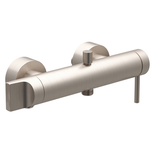 VitrA Origin Wall Mounted Shower Mixer | Brushed Nickel | A4261934 - Envy Bathrooms Ltd
