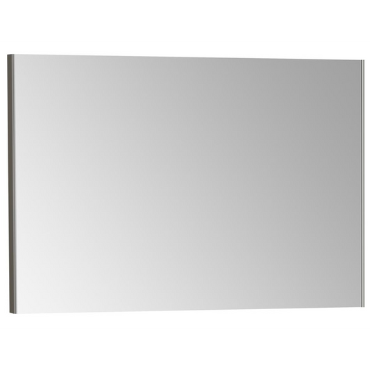 VitrA 1020x695mm Rectangular Mirror - Brushed Chrome - 66907 - Envy Bathrooms Ltd