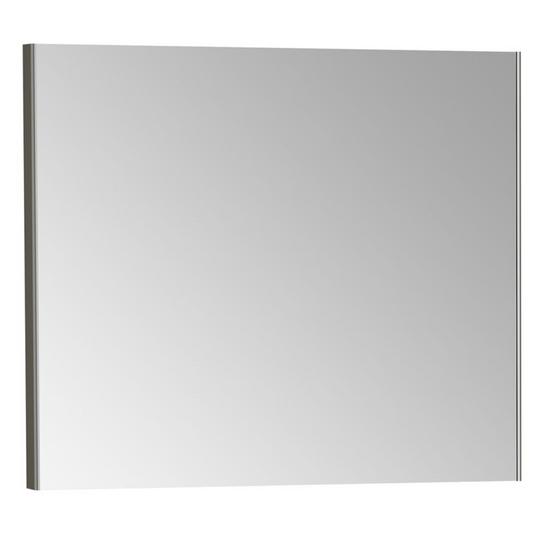 VitrA 820x695mm Rectangular Mirror - Brushed Chrome - 66906 - Envy Bathrooms Ltd