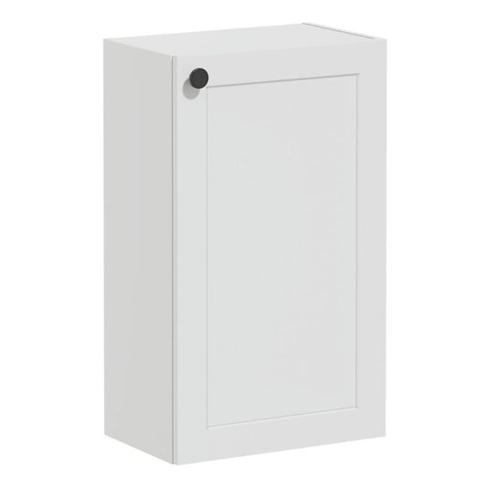 VitrA Root Classic 40cm 1 Door Slim Lower/Base Unit (RH Hinge) | Matt Light Grey | 68567 - Envy Bathrooms Ltd