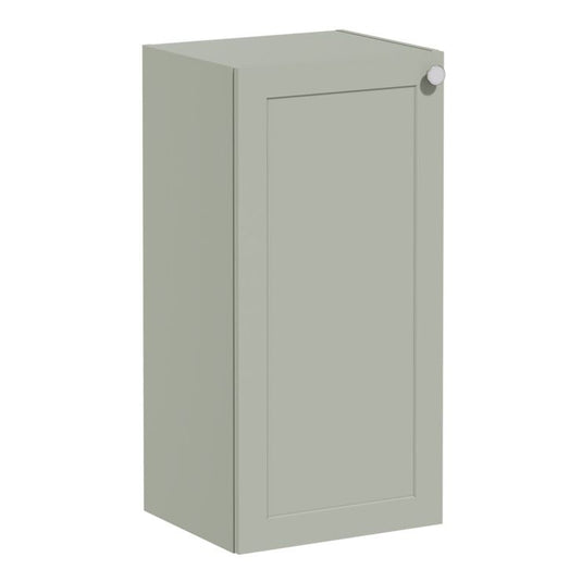 VitrA Root Classic 40cm 1 Door Lower/Base Unit (LH Hinge) | Matt Retro Green | 68551 - Envy Bathrooms Ltd