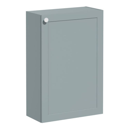 VitrA Root Classic 55cm 1 Door Slim Lower/Base Unit (RH Hinge) | Matt Fjord Green | 68583 - Envy Bathrooms Ltd