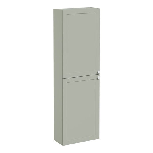 VitrA Root Classic 55cm 2 Door Slim Tall Unit (LH Hinge) | Matt Retro Green | 68544 - Envy Bathrooms Ltd