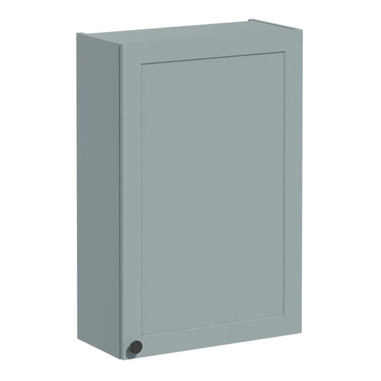 VitrA Root Classic 60cm 1 Door Upper/Wall Unit (RH Hinge) | Matt Fjord Green | 68597 - Envy Bathrooms Ltd
