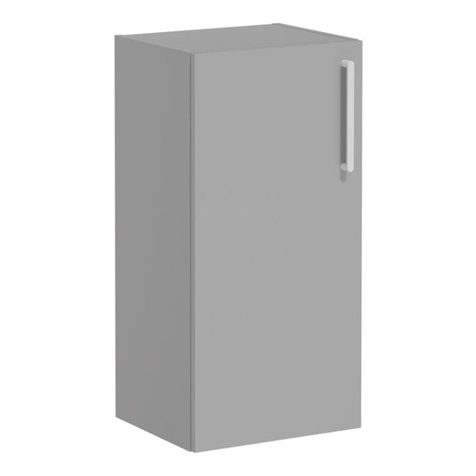 VitrA Root Flat 40cm 1 Door Lower/Base Unit (LH Hinge) | Matt Rock Grey | 68026 - Envy Bathrooms Ltd