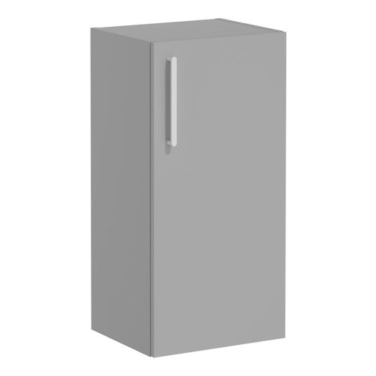 VitrA Root Flat 40cm 1 Door Lower/Base Unit (RH Hinge) | Matt Rock Grey | 68030 - Envy Bathrooms Ltd