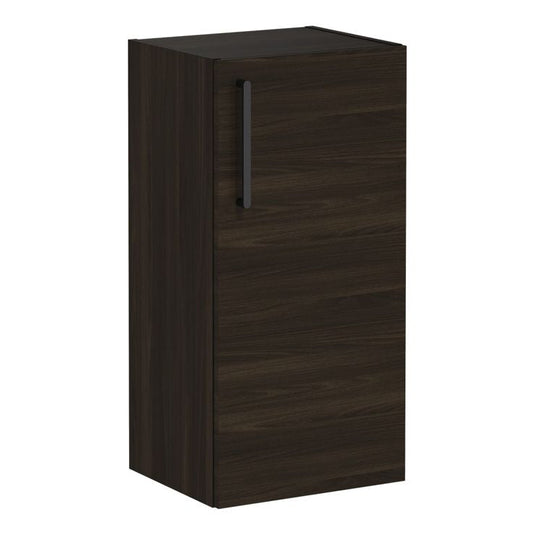 VitrA Root Flat 40cm 1 Door Lower/Base Unit (RH Hinge) | Walnut | 66480 - Envy Bathrooms Ltd