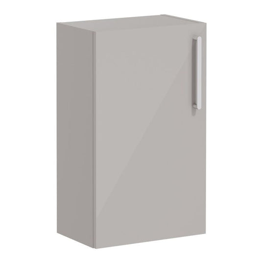 VitrA Root Flat 40cm 1 Door Slim Lower/Base Unit (LH Hinge) | Bright Sahara Beige | 66220 - Envy Bathrooms Ltd