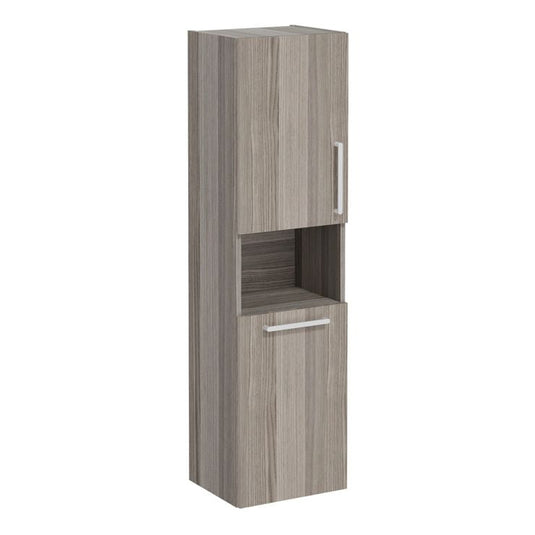VitrA Root Flat 40cm 2 Door Semi-Tall Unit With Laundry Basket (LH Hinge) | Cordoba | 68009 - Envy Bathrooms Ltd