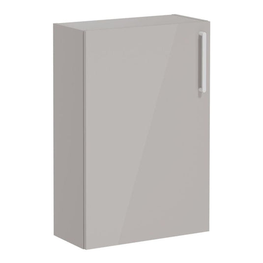 VitrA Root Flat 55cm 1 Door Slim Lower/Base Unit (LH Hinge) | Bright Sahara Beige | 66502 - Envy Bathrooms Ltd