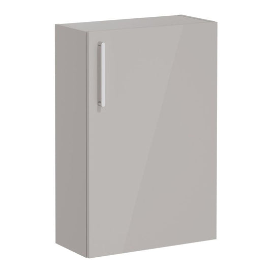 VitrA Root Flat 55cm 1 Door Slim Lower/Base Unit (RH Hinge) | Bright Sahara Beige | 66496 - Envy Bathrooms Ltd