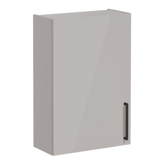 VitrA Root Flat 60cm 1 Door Upper/Wall Unit (LH Hinge) | Bright Sahara Beige | 66514 - Envy Bathrooms Ltd