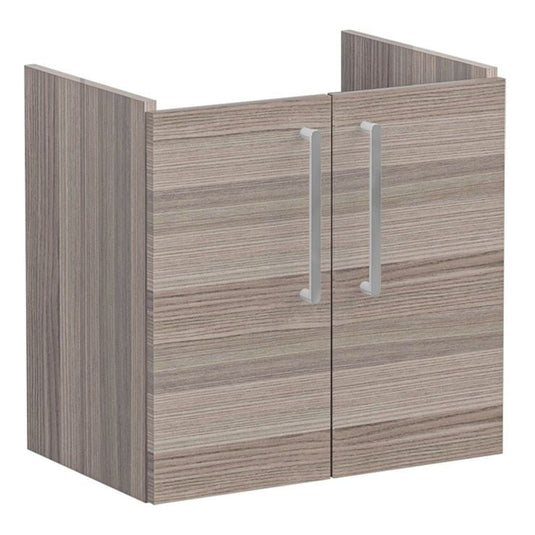 VitrA Root Flat 60cm 2 Door Wall Hung Slim Washbasin Unit | Cordoba | 67841 - Envy Bathrooms Ltd