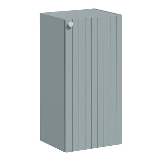 VitrA Root Groove 40cm 1 Door Lower/Base Unit (RH Hinge) | Matt Fjord Green | 69131 - Envy Bathrooms Ltd