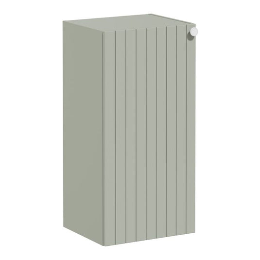 VitrA Root Groove 40cm 1 Door Lower/Base Unit (LH Hinge) | Matt Retro Green | 69127 - Envy Bathrooms Ltd