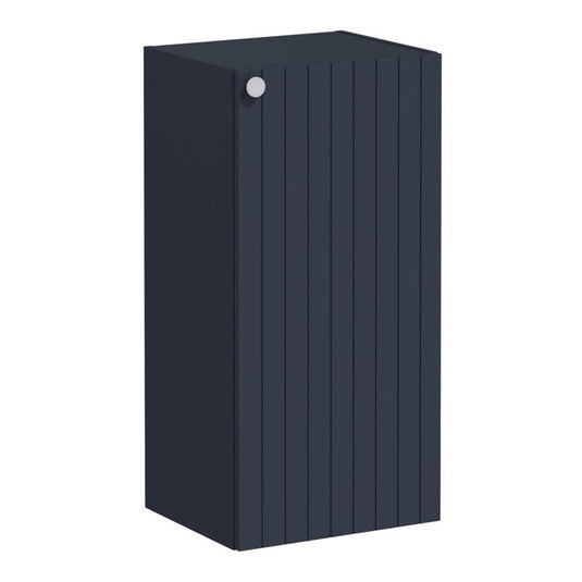 VitrA Root Groove 40cm 1 Door Lower/Base Unit (RH Hinge) | Matt Dark Blue | 69133 - Envy Bathrooms Ltd