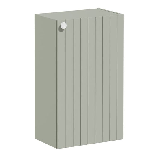 VitrA Root Groove 40cm 1 Door Slim Lower/Base Unit (RH Hinge) | Matt Retro Green | 69148 - Envy Bathrooms Ltd