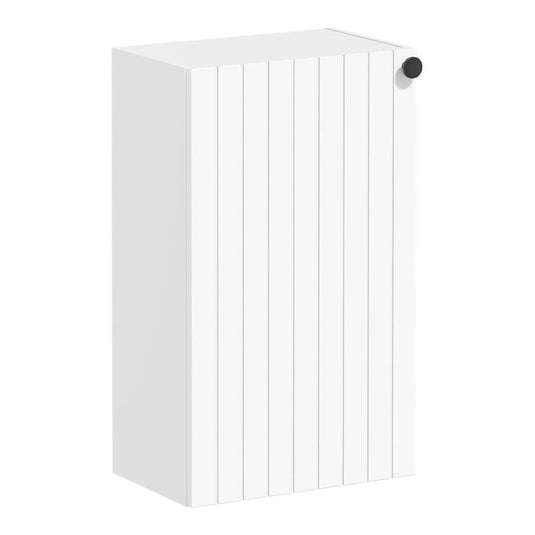 VitrA Root Groove 40cm 1 Door Slim Lower/Base Unit (LH Hinge) | Matt White | 69135 - Envy Bathrooms Ltd