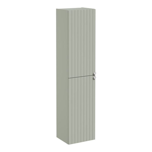 VitrA Root Groove 40cm 2 Door Tall Unit (LH Hinge) | Matt Retro Green | 69092 - Envy Bathrooms Ltd