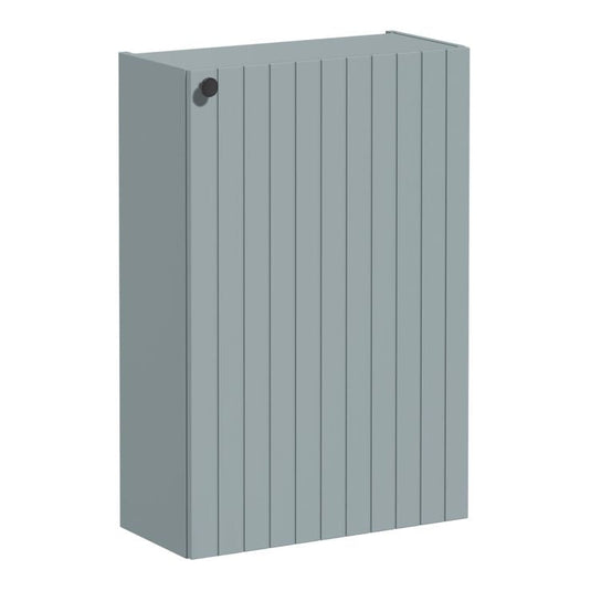 VitrA Root Groove 55cm 1 Door Slim Lower/Base Unit (RH Hinge) | Matt Fjord Green | 69159 - Envy Bathrooms Ltd